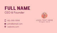 Rose Flower Spa Business Card Preview