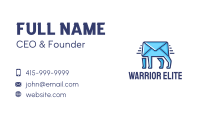 Walking Mail  Business Card Image Preview