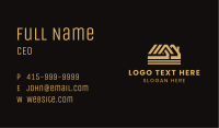Abstract House Roof Construction Business Card Image Preview