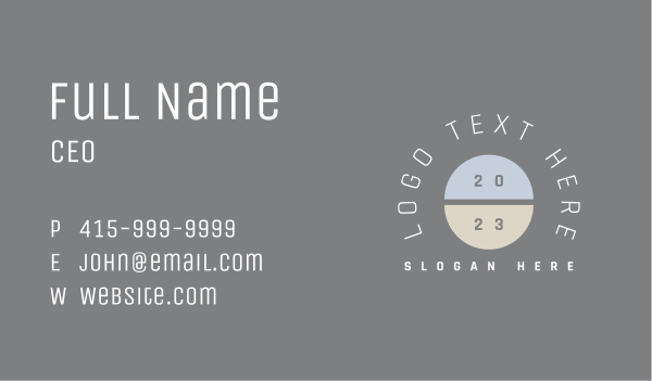 Minimalist General Store Business Card Design Image Preview