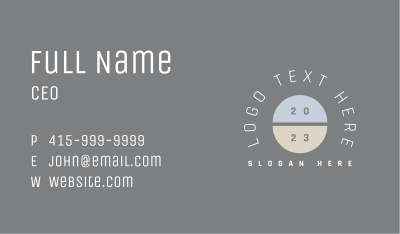 Minimalist General Store Business Card Image Preview
