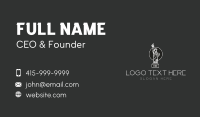 Minimal Statue of Liberty Business Card Preview