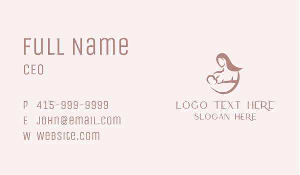Child Care Breastfeed Business Card Design Image Preview