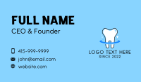 Teeth Dental Sparkle Business Card Design