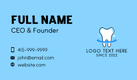 Teeth Dental Sparkle Business Card Preview