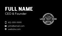 Industrial Excavator Construction Business Card Preview