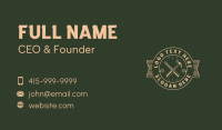 Woodworking Carpentry Tools Business Card Preview