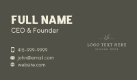 Deluxe Fashion Boutique Wordmark Business Card Image Preview