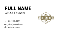 Mountain Axe Traveler Business Card Image Preview