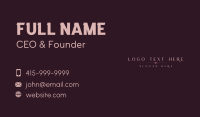 Modern Luxury Lifestyle Business Card Image Preview