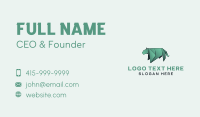 Tiger Paper Origami  Business Card Preview