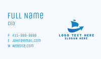 Boat Shipping Arrow Business Card Image Preview