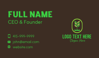 Green Organic Plant Business Card Image Preview