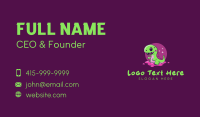 Dinosaur Slime Toy Business Card Preview
