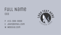 Wolf Howl Hunting Business Card Image Preview