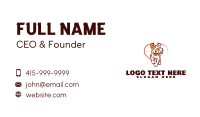 Playful Dog Veterinary Business Card Image Preview