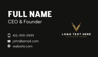 Luxury Modern  Letter V Business Card Image Preview