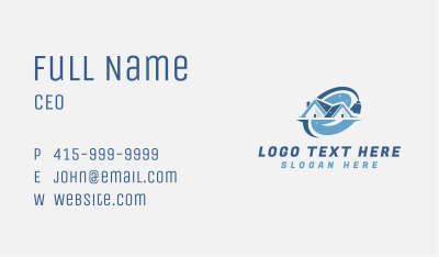 House Cleaning Janitorial Broom Business Card Image Preview