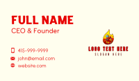 Fire Axe Fireman Business Card Design