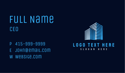 City Building Tower Business Card Image Preview