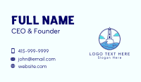 Coastal Lighthouse Business Card Image Preview