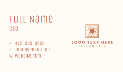 Floor Tile Pattern Business Card Image Preview
