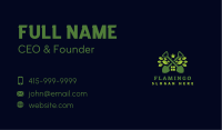 Shovel House Leaf Landscaping Business Card Image Preview