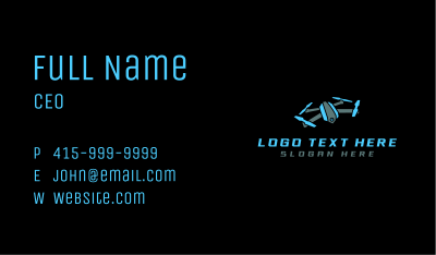 Drone Aerial Technology Business Card Image Preview