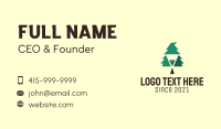 Pine Tree Wizard  Business Card Image Preview