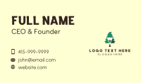 Pine Tree Wizard  Business Card Preview