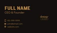 Luxury Traditional Shoemaker Wordmark Business Card Image Preview