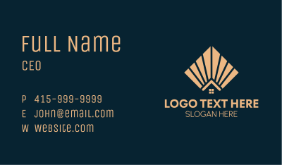 Roofing House Repair Business Card