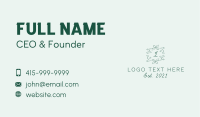 Organic Beauty Letter Business Card Image Preview