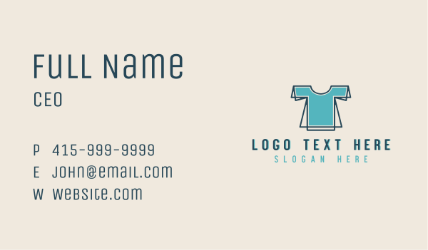 Clothing Apparel Shirt Brand Business Card Design Image Preview