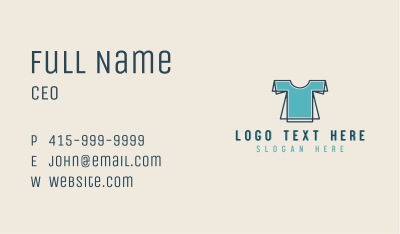 Clothing Apparel Shirt Brand Business Card Image Preview
