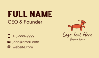 Minimalist Gazelle Outline  Business Card Image Preview