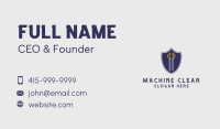 Ancient Rapier Sword Emblem  Business Card Image Preview