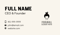 Asian Geisha Meal Bowl Business Card Image Preview