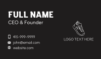 White Shoe Footwear  Business Card Image Preview