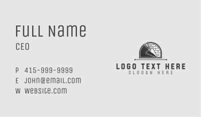 Cement Brick Builder Business Card Image Preview