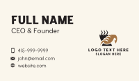 Coffee & Bread Business Card Design