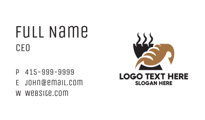 Coffee & Bread Business Card Image Preview