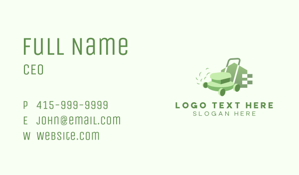 Lawn Mower Landscape Business Card Design Image Preview