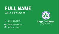 Weed Human Dispensary Business Card Image Preview