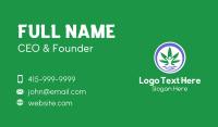 Weed Human Dispensary Business Card Preview