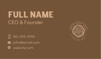 Classic Woodcut Circle Business Card Image Preview