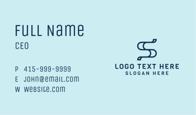 Business Marketing Ribbon Business Card Image Preview