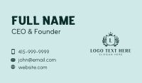 Hotel Event Wreath Business Card Image Preview
