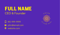 Gold Galaxy Stars Business Card Image Preview