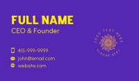 Gold Galaxy Stars Business Card Preview